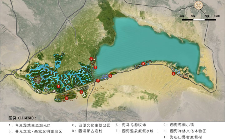 新疆博斯騰湖旅游度假區(qū)項目旅游規(guī)劃圖